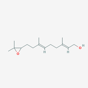 molecular formula C15H26O2 B3065568 Epoxyfarnesol CAS No. 5233-99-8