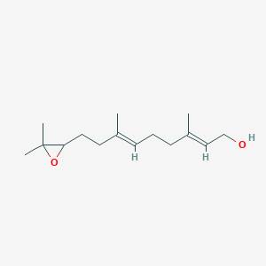 molecular formula C15H26O2 B3065568 环氧法呢醇 CAS No. 5233-99-8