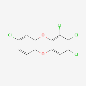 molecular formula C12H4Cl4O2 B3065592 1,2,3,8-四氯二苯并-对-二噁英 CAS No. 53555-02-5