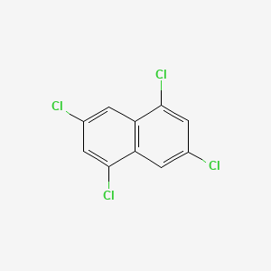 molecular formula C10H4Cl4 B3065595 1,3,5,7-Tetrachloronaphthalene CAS No. 53555-64-9