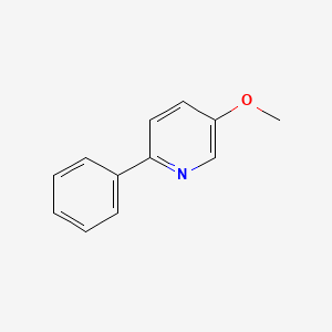 molecular formula C12H11NO B3065598 5-Methoxy-2-phenylpyridine CAS No. 53698-54-7