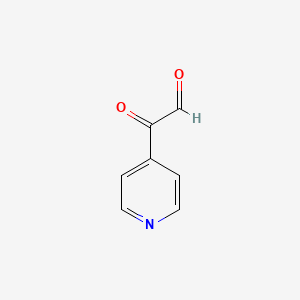 molecular formula C7H5NO2 B3065616 Oxo(pyridin-4-yl)acetaldehyde CAS No. 54014-98-1