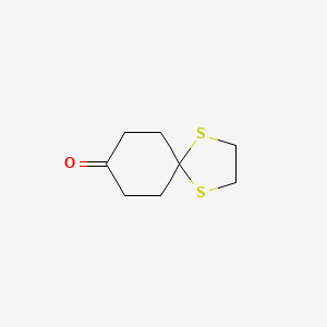 molecular formula C8H12OS2 B3065624 1,4-二硫杂螺[4.5]癸-8-酮 CAS No. 54531-74-7