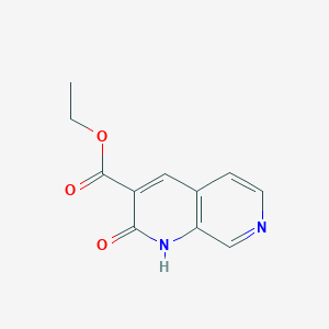 molecular formula C11H10N2O3 B3065640 Ethyl 2-oxo-1,2-dihydro-1,7-naphthyridine-3-carboxylate CAS No. 55234-64-5