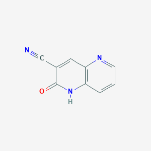 molecular formula C9H5N3O B3065643 1,2-二氢-2-氧代-1,5-萘啶-3-腈 CAS No. 55234-72-5