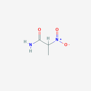 molecular formula C3H6N2O3 B3065644 2-Nitropropanamide CAS No. 55552-15-3