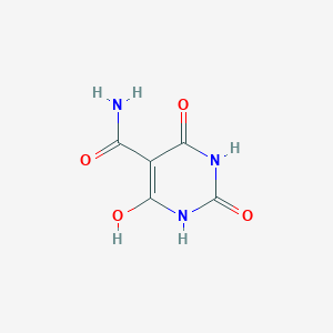 molecular formula C5H5N3O4 B3065653 6-Hydroxy-2,4-dioxo-1,2,3,4-tetrahydropyrimidine-5-carboxamide CAS No. 56032-78-1