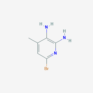 molecular formula C6H8BrN3 B3065660 6-Bromo-2,3-diamino-4-methylpyridine CAS No. 56040-88-1