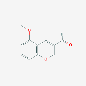 molecular formula C11H10O3 B3065693 5-甲氧基-2H-苯并呋喃-3-甲醛 CAS No. 57543-41-6