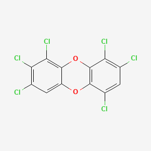 molecular formula C12H2Cl6O2 B3065708 1,2,3,6,8,9-Hexachlorodibenzo-P-dioxin CAS No. 58200-69-4