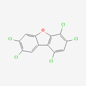 molecular formula C12H3Cl5O B3065717 1,3,4,7,8-五氯二苯并呋喃 CAS No. 58802-16-7