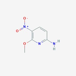 molecular formula C6H7N3O3 B3065718 2-Amino-6-methox-5-nitroypyridine CAS No. 58819-89-9