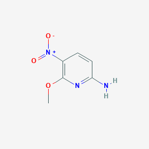 molecular formula C6H7N3O3 B3065718 2-氨基-6-甲氧基-5-硝基吡啶 CAS No. 58819-89-9