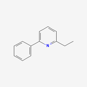 molecular formula C13H13N B3065719 2-Ethyl-6-phenylpyridine CAS No. 59239-12-2