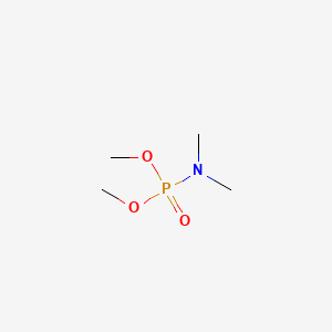 molecular formula C4H12NO3P B3065721 二甲基二甲基氨基磷酸酯 CAS No. 597-07-9