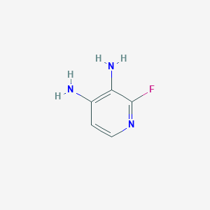 molecular formula C5H6FN3 B3065739 3,4-二氨基-2-氟吡啶 CAS No. 60186-23-4