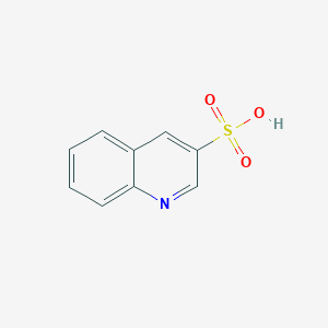 molecular formula C9H7NO3S B3065746 喹啉-3-磺酸 CAS No. 6046-41-9