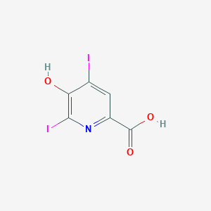 5-Hydroxy-4,6-diiodopyridine-2-carboxylic acid