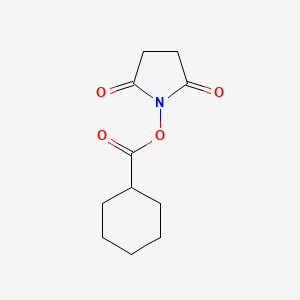 1-[(Cyclohexanecarbonyl)oxy]pyrrolidine-2,5-dione