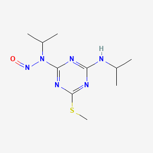 1,3,5-Triazine-2,4-diamine, N,N'-bis(1-methylethyl)-6-(methylthio)-N-nitroso-