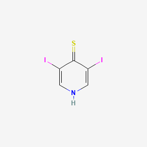 4-Pyridinethiol, 3,5-diiodo-