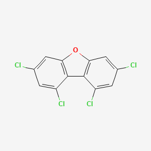 molecular formula C12H4Cl4O B3065908 1,3,7,9-Tetrachlorodibenzofuran CAS No. 64560-17-4