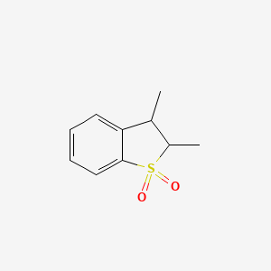 molecular formula C10H12O2S B3065915 2,3-Dihydro-2,3-dimethyl-benzo[b]thiophene 1,1-dioxide CAS No. 6525-37-7