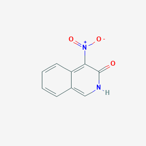 molecular formula C9H6N2O3 B3065936 4-Nitroisoquinolin-3(2H)-one CAS No. 669769-53-3