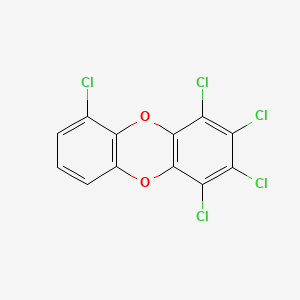 molecular formula C12H3Cl5O2 B3065951 1,2,3,4,6-Pentachlorodibenzo-p-dioxin CAS No. 67028-19-7