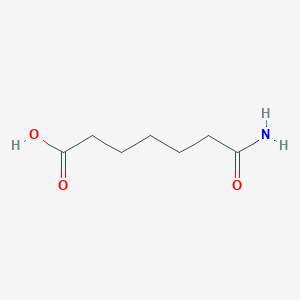 molecular formula C7H13NO3 B3065953 7-Amino-7-oxoheptanoic acid CAS No. 6705-64-2