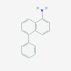 molecular formula C16H13N B3065978 5-苯基萘-1-胺 CAS No. 674779-52-3
