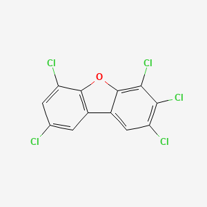 molecular formula C12H3Cl5O B3065979 2,3,4,6,8-Pentachlorodibenzofuran CAS No. 67481-22-5