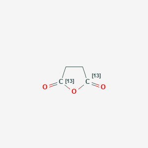 molecular formula C4H4O3 B3065980 琥珀酸酐-1,4-13C2 CAS No. 67519-25-9