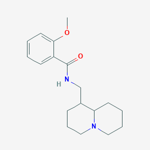 molecular formula C18H26N2O2 B3065994 2-Methoxy-N-[(octahydro-2H-quinolizin-1-yl)methyl]-benzamide CAS No. 676531-07-0