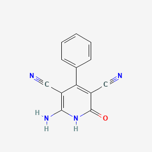 6-Amino-2-oxo-4-phenyl-1,2-dihydropyridine-3,5-dicarbonitrile