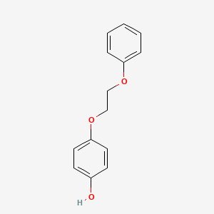 molecular formula C14H14O3 B3066006 4-(2-Phenoxyethoxy)phenol CAS No. 67824-68-4