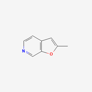 molecular formula C8H7NO B3066033 呋喃并[2,3-c]吡啶，2-甲基- CAS No. 69022-76-0