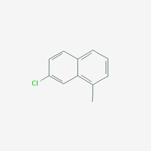 molecular formula C11H9Cl B3066039 7-Chloro-1-methylnaphthalene CAS No. 690224-01-2