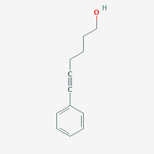 molecular formula C12H14O B3066080 5-Hexyn-1-ol, 6-phenyl- CAS No. 69936-53-4