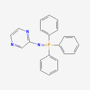molecular formula C22H18N3P B3066084 N-(Triphenylphosphoranylidene)-pyrazinamine CAS No. 69982-02-1