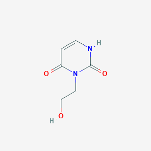 molecular formula C6H8N2O3 B3066089 3-(2-Hydroxyethyl)pyrimidine-2,4(1H,3H)-dione CAS No. 700-03-8
