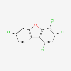 molecular formula C12H4Cl4O B3066120 1,3,4,7-Tetrachlorodibenzofuran CAS No. 70648-16-7