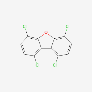 molecular formula C12H4Cl4O B3066131 1,4,6,9-Tetrachlorodibenzofuran CAS No. 70648-19-0