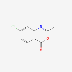 molecular formula C9H6ClNO2 B3066155 4H-3,1-Benzoxazin-4-one, 7-chloro-2-methyl- CAS No. 708-73-6