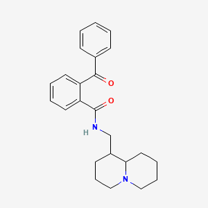 molecular formula C24H28N2O2 B3066167 Aminolupinine o-benzoil acid ester CAS No. 716343-13-4