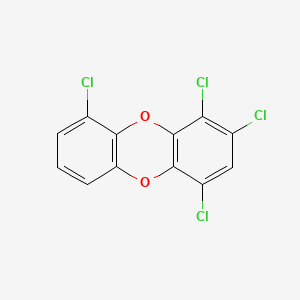 molecular formula C12H4Cl4O2 B3066168 1,2,4,9-Tetrachlorodibenzo-P-dioxin CAS No. 71665-99-1