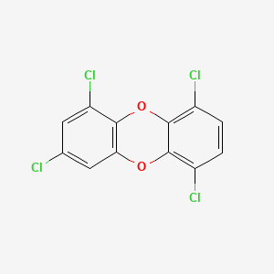 molecular formula C12H4Cl4O2 B3066175 1,3,6,9-四氯二苯并-对-二噁英 CAS No. 71669-24-4