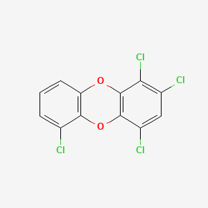 molecular formula C12H4Cl4O2 B3066188 1,2,4,6-Tetrachlorodibenzo-P-dioxin CAS No. 71669-27-7