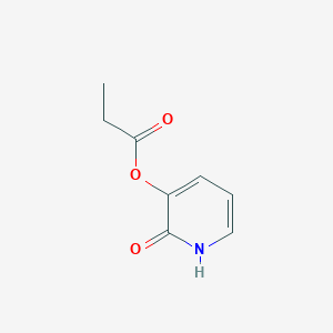 molecular formula C8H9NO3 B3066213 (2-oxo-1H-pyridin-3-yl) propanoate CAS No. 71847-91-1
