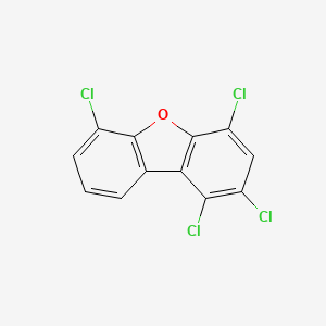 molecular formula C12H4Cl4O B3066240 1,2,4,6-Tetrachlorodibenzofuran CAS No. 71998-73-7